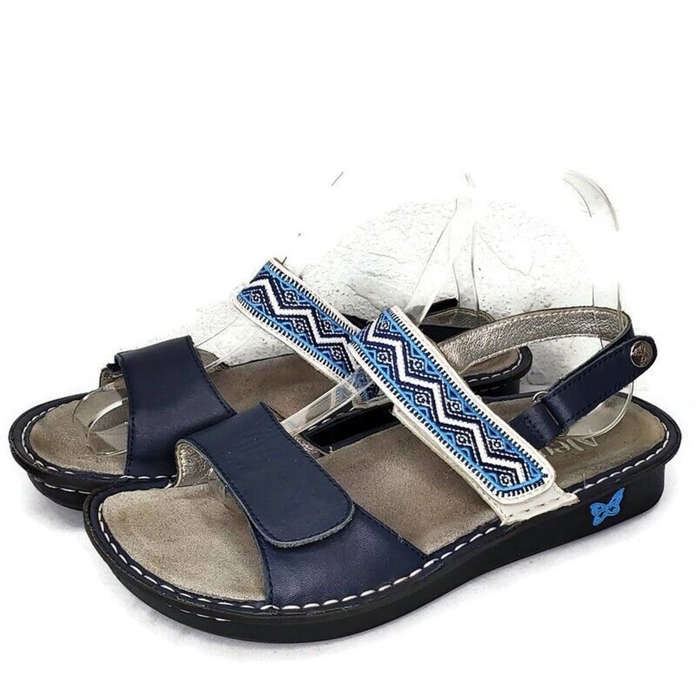 ALEGRIA Verona Blue Aztec by PG Lite Comfort Sandals VER-622